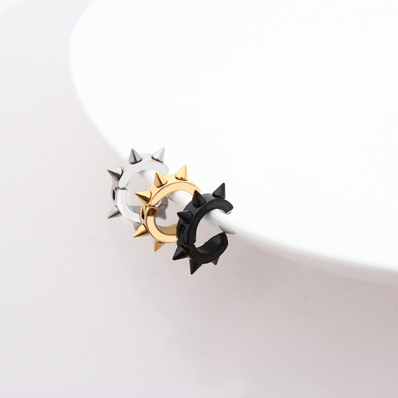 Wholesale Titanium Steel No Pierced Earrings